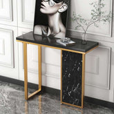 E-Furniture Cairo Console Table black and gold