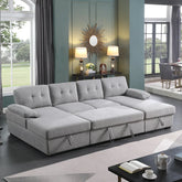 E-Furniture Zoom Sofa Cum Bed | Sofa Cum Bed In Beige Color