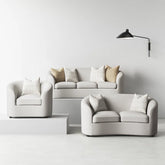 Dropbox Sofa Set In White Color Sued by E-furniture