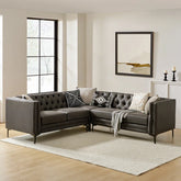 Hadoop Lounger Sofa Set in Grey Color by E-furniture