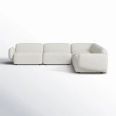 Photoshop Sectional Sofa Set in Cream Color by E-furniture