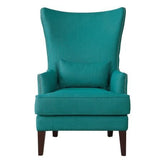 Teal Tranquility | Lumina High-Back Armchair, Teal