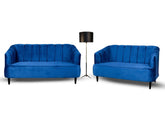 Azure Harmony | Lumina 3+2 Sofa Set, Rich Blue