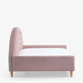 E-Furniture | Blush Velvet Dream Upholstered Queen Size Bed