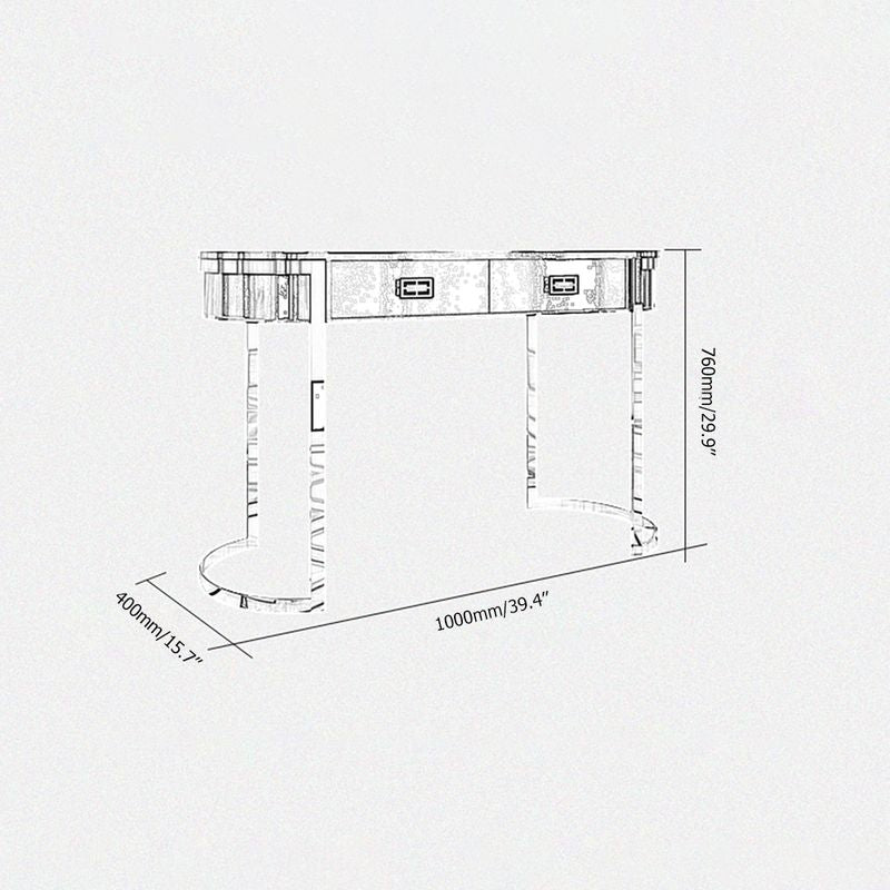 E-Furniture LosAngeles Console Table - E-FURNITURE