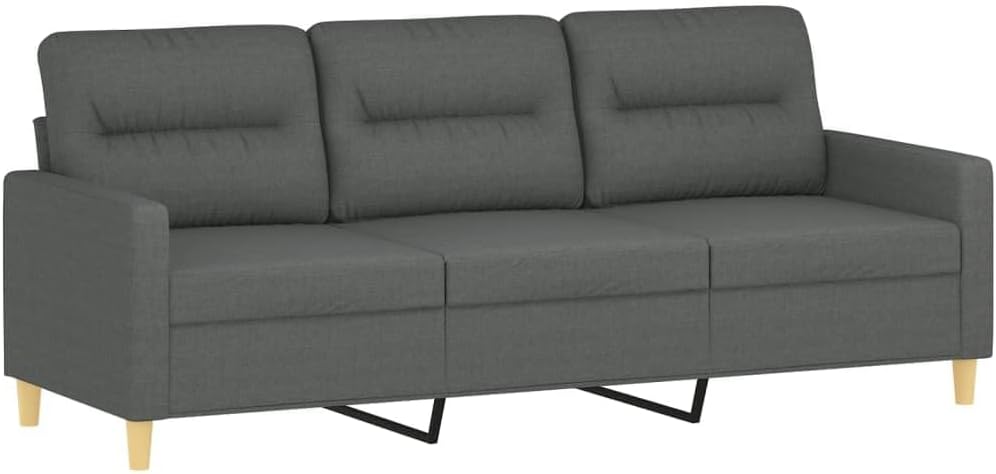 E-Furniture Regal Comfort 3+2+1 Sofa Pack In Grey Colour