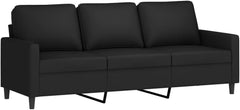 E-Furniture Glimmer Noir 3+2+1 Sofa Pack In Dark Grey Colour