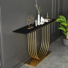 E-Furniture Singapore Console Table white and gold