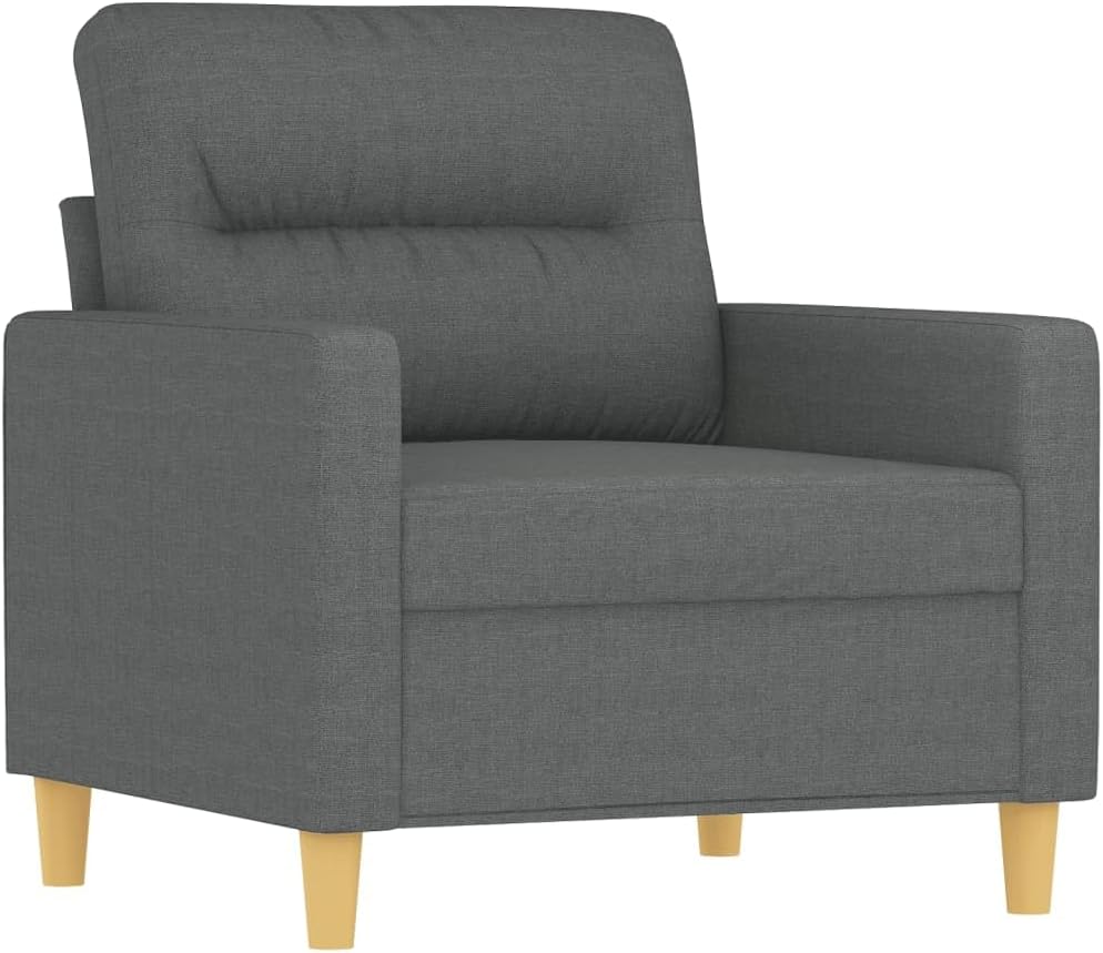 E-Furniture Regal Comfort 3+2+1 Sofa Pack In Grey Colour