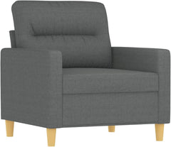 E-Furniture Regal Comfort 3+2+1 Sofa Pack In Grey Colour