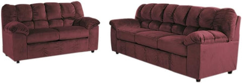 E-Furniture Twain 3+2 Sofa Pack In Brown Colour