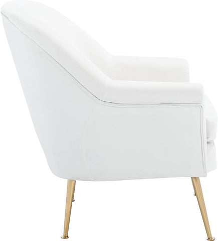 E- Furniture Tams Upholstered chair in White Color