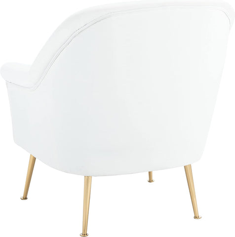 E- Furniture Tams Upholstered chair in White Color