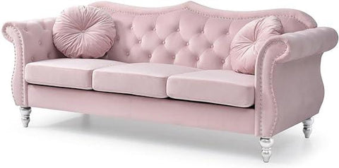 E-Furniture Marilyn Chesterfield Couch 3 Seater Couch In MultiColour - E-FURNITURE