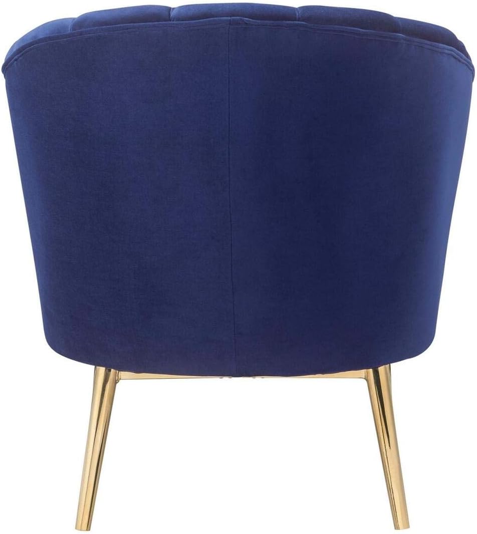 E- Furniture Tim Upholstered chair in Blue color