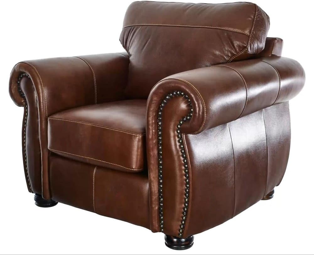 E-Furniture Fig  3+2+1 Sofa Pack In Dark Brown in letherette finish