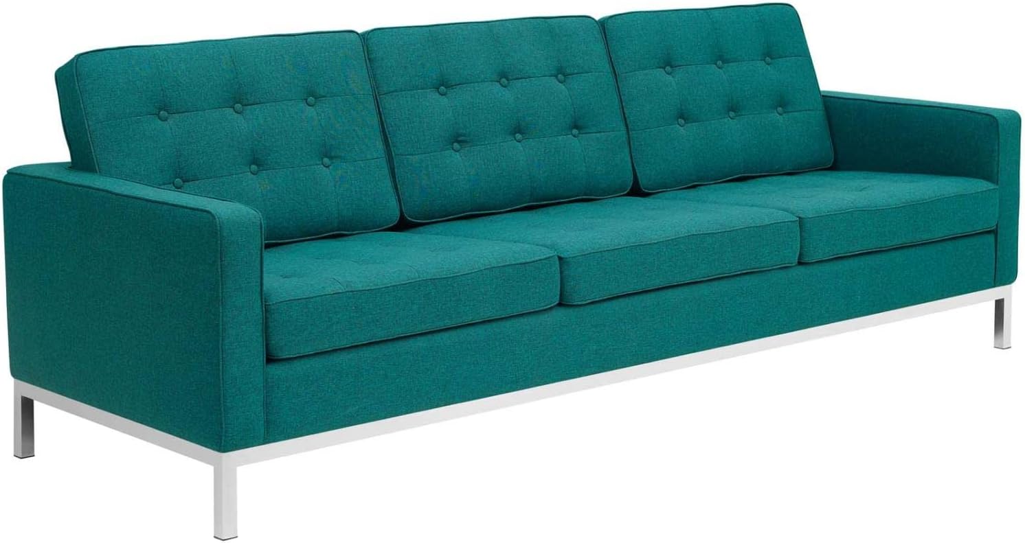 E-Furniture Luxaro 3+2+1, Sofa Pack In Teal Color