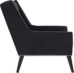 E-Furniture Midnight Luxe 3+2 Sofa Pack In Black Colour
