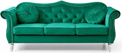 E-Furniture Marilyn Chesterfield Couch 3 Seater Couch In MultiColour - E-FURNITURE