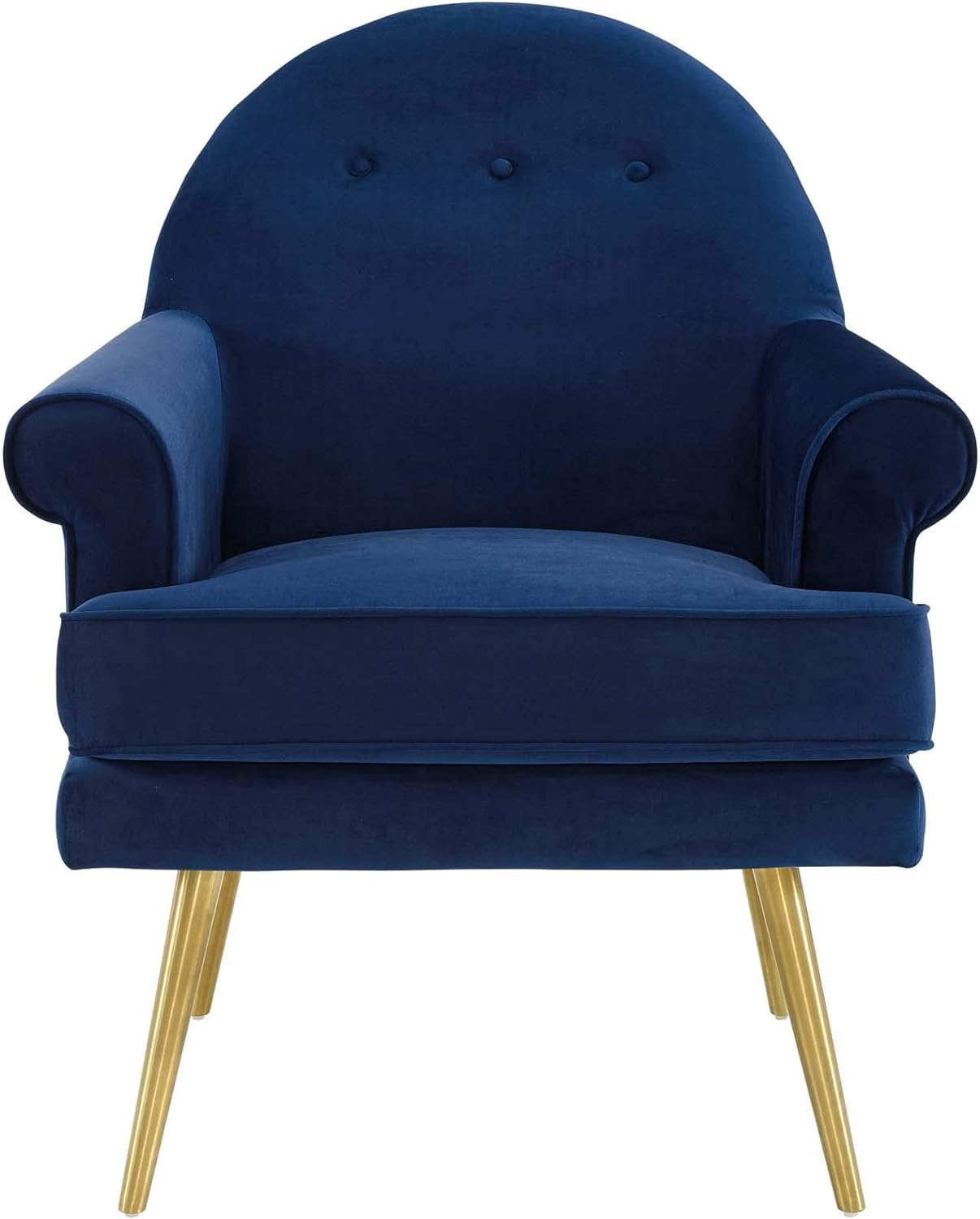 E- Furniture Biscoff Upholstered chair in Blue Color