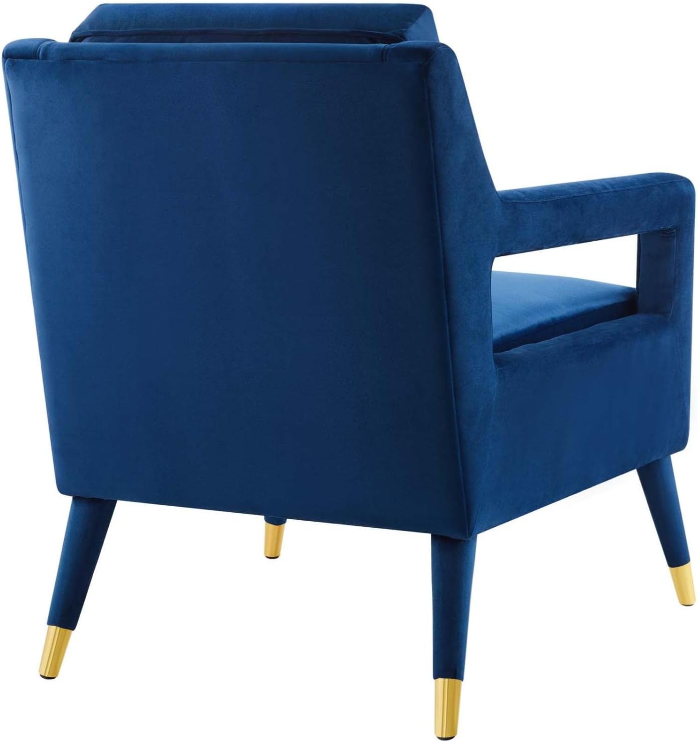 E- Furniture Milano arm chair for Living room in Navy Blue color