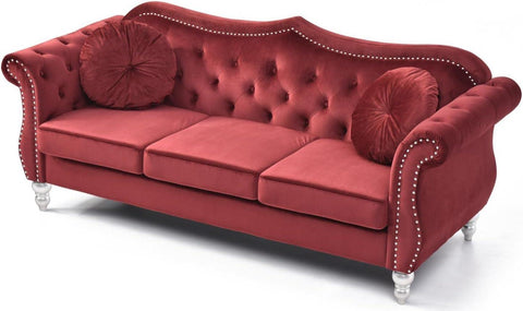E-Furniture Marilyn Chesterfield Couch 3 Seater Couch In MultiColour - E-FURNITURE
