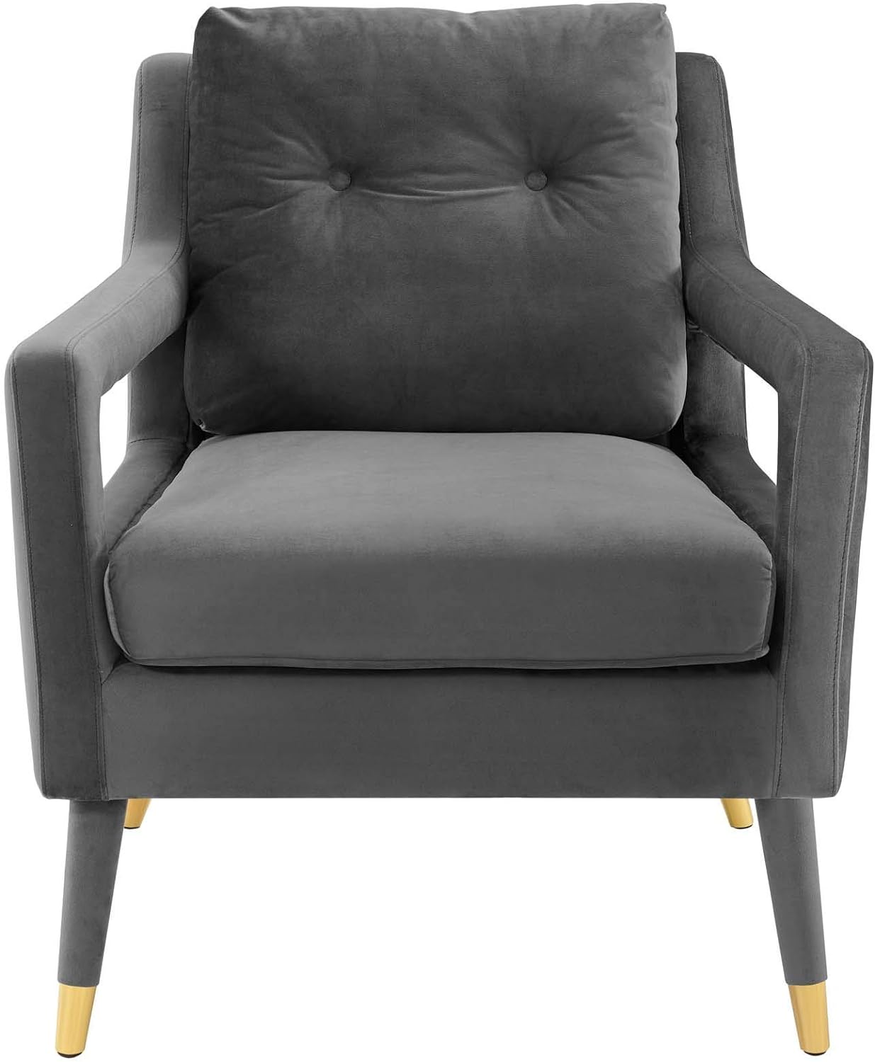 E- Furniture Milano arm chair for Living room in Navy Blue color