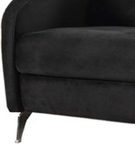 E-Furniture Eleganza 3+2+1 Sofa Pack In Black Color