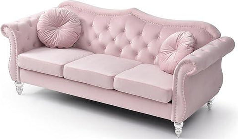 E-Furniture Marilyn Chesterfield Couch 3 Seater Couch In MultiColour - E-FURNITURE