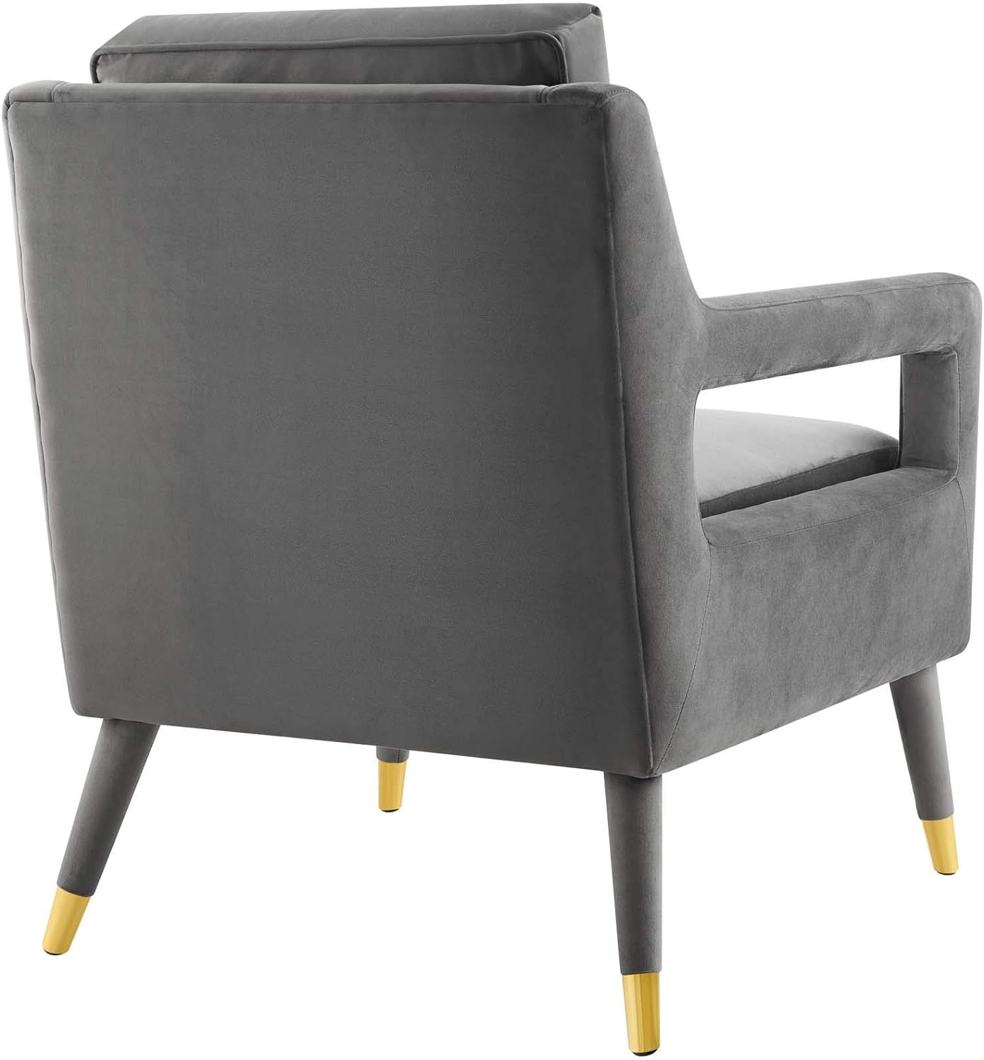 E- Furniture Milano arm chair for Living room in Navy Blue color