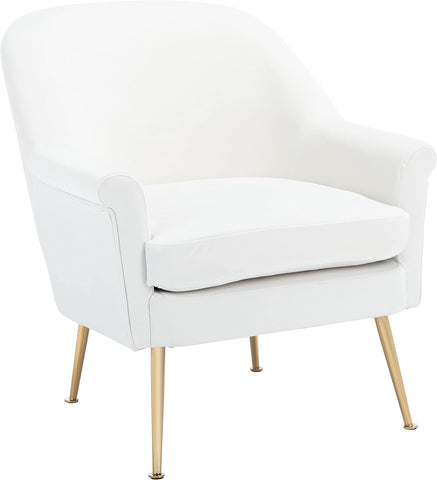 E- Furniture Tams Upholstered chair in White Color