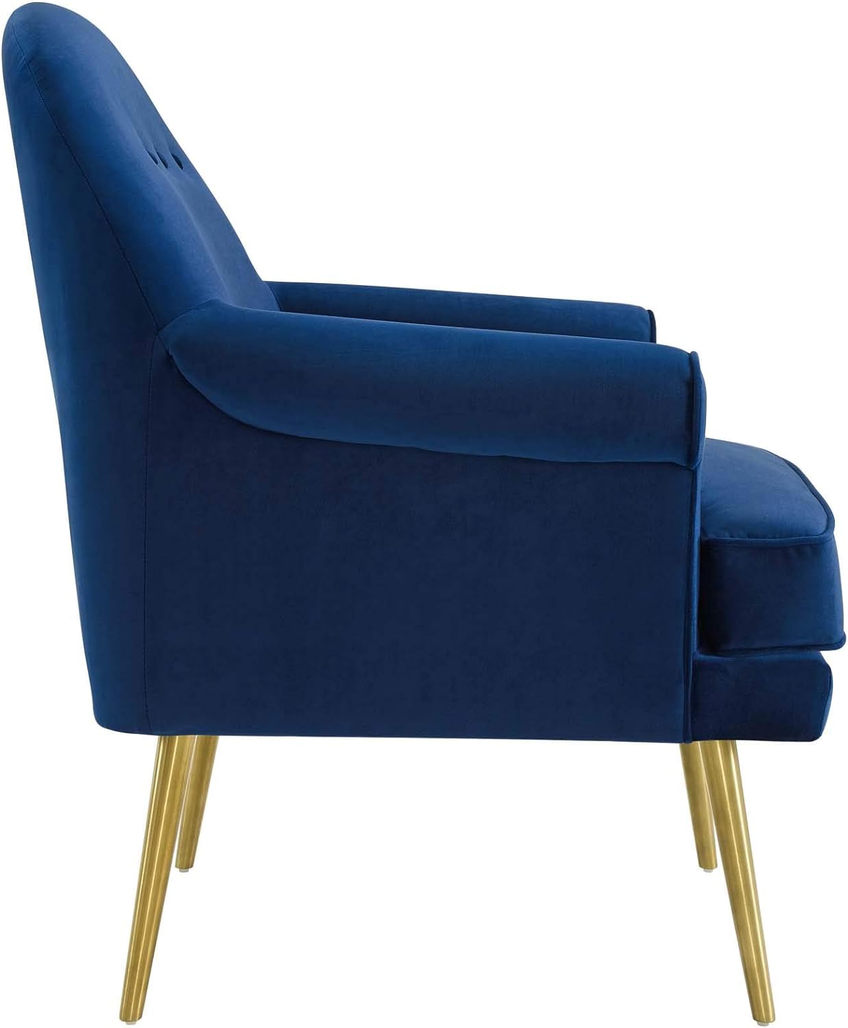 E- Furniture Biscoff Upholstered chair in Blue Color