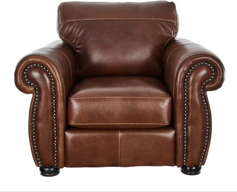 E-Furniture Fig  3+2+1 Sofa Pack In Dark Brown in letherette finish
