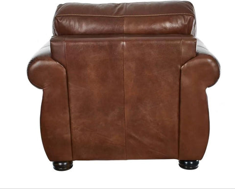 E-Furniture Fig  3+2+1 Sofa Pack In Dark Brown in letherette finish