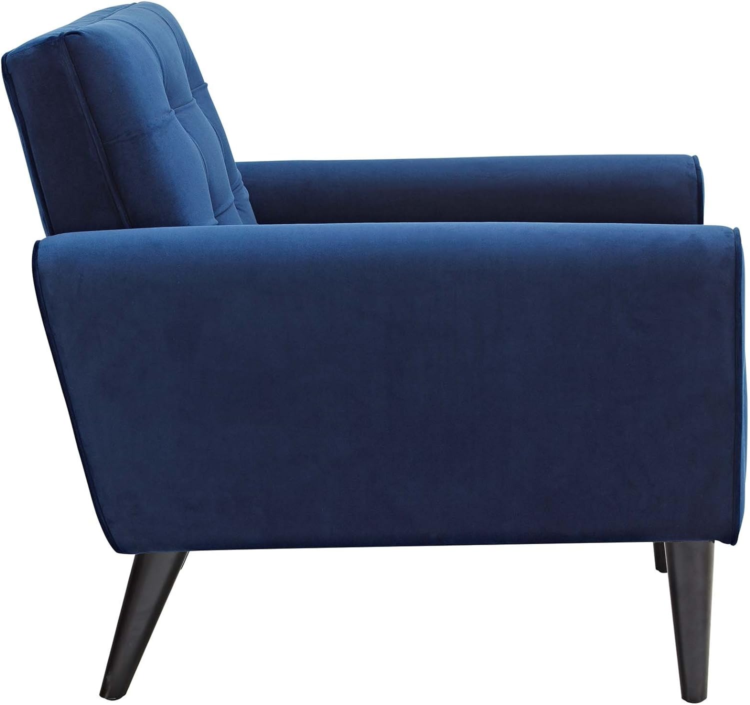 E-Furniture RoyalRendezvous  3+1, Sofa Pack In Velvet Blue Colour