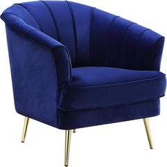 E- Furniture Teddy Upholstered chair in Blue