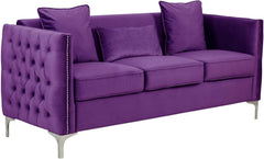 E-Furniture Zenith 3+2 Sofa Pack In Purple Colour