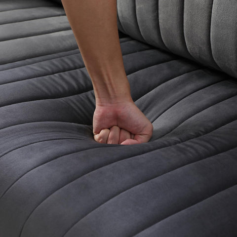 E-Furniture Verona 3+2 Sofa Pack In Dark Grey Colour