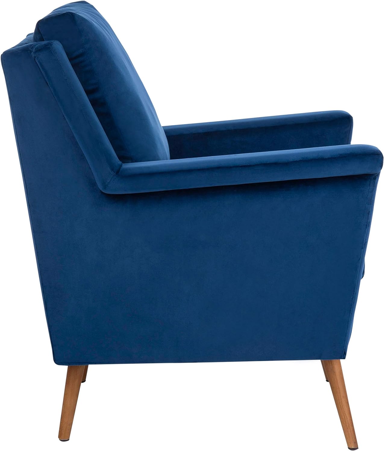 E- Furniture Jammie Upholstered chair for living room in Blue color