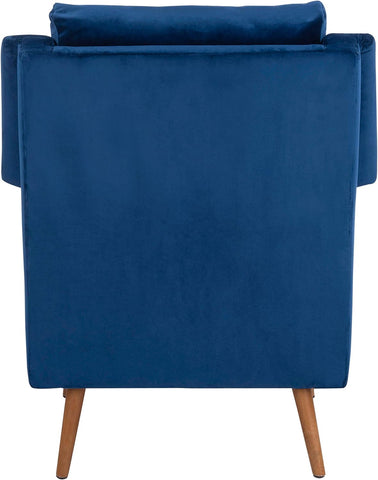 E- Furniture Jammie Upholstered chair for living room in Blue color