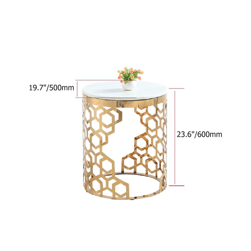 E-Furniture Columbus Side Table - E-FURNITURE