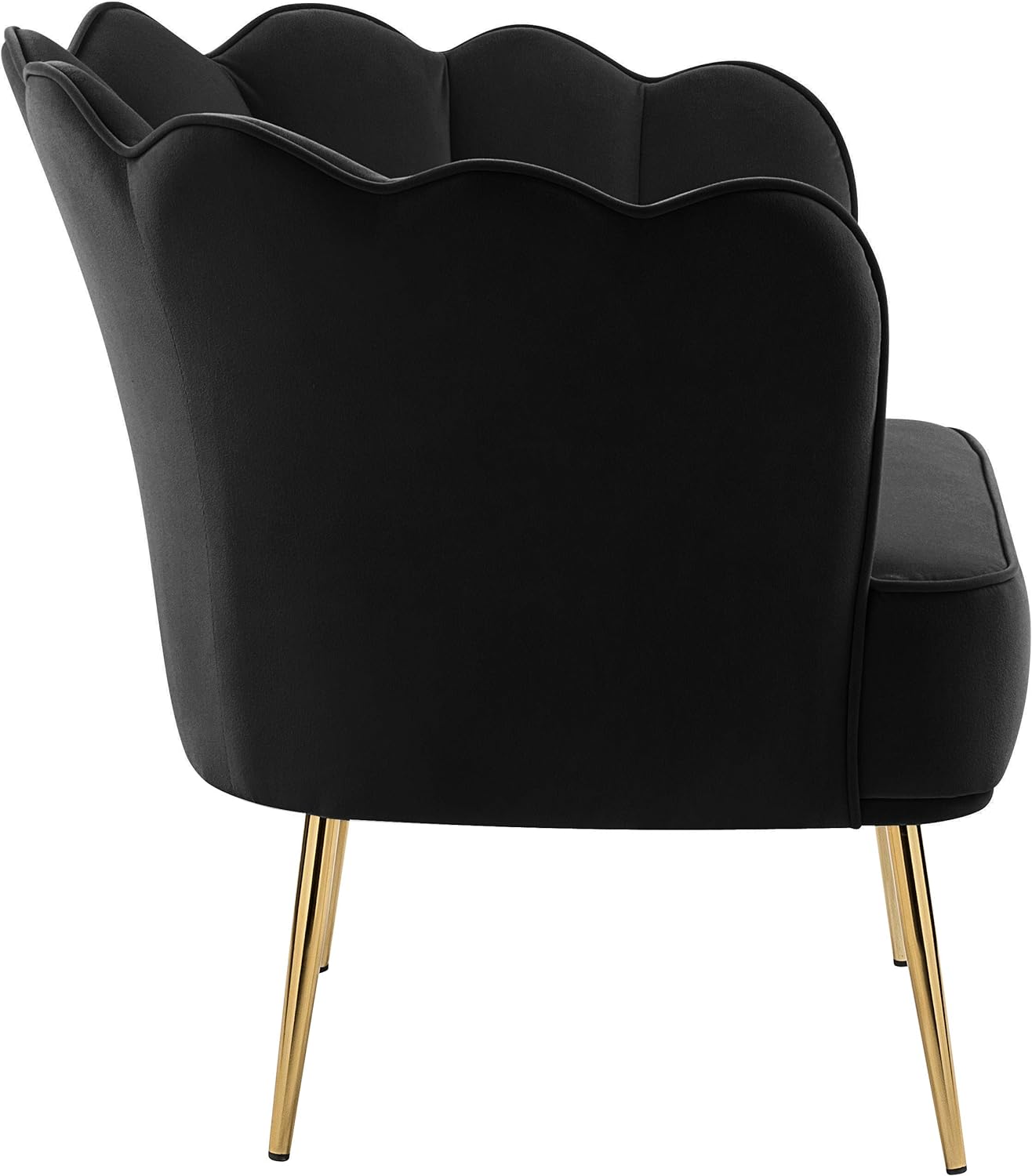 E- Furniture Lotus chair velvet fabric in Multi color