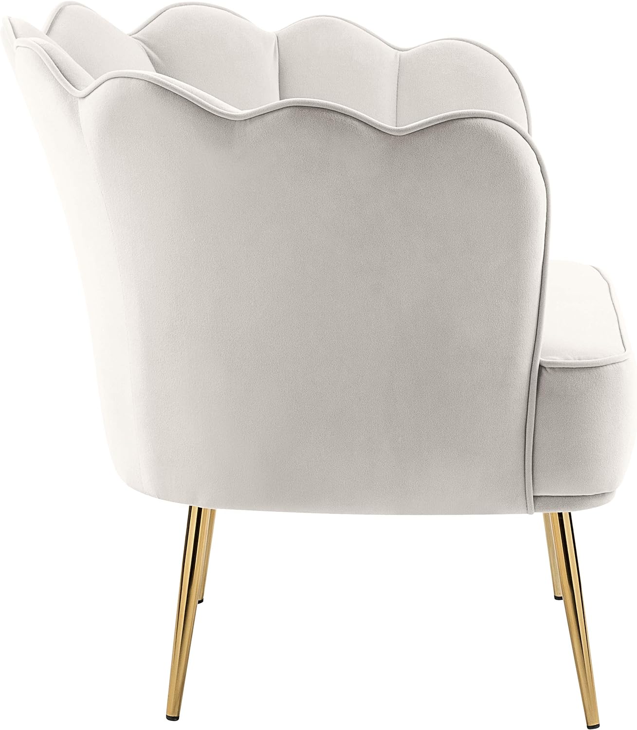 E- Furniture Lotus chair velvet fabric in Multi color