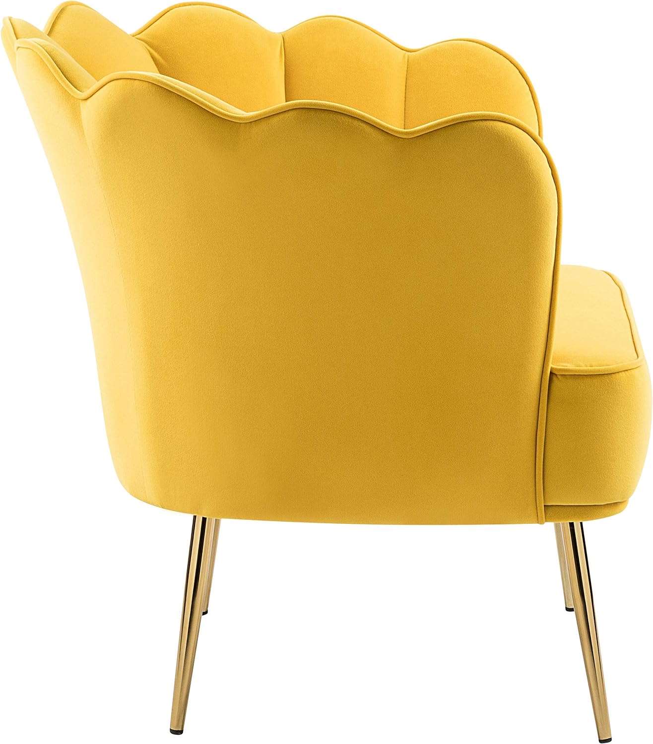 E- Furniture Lotus chair velvet fabric in Multi color