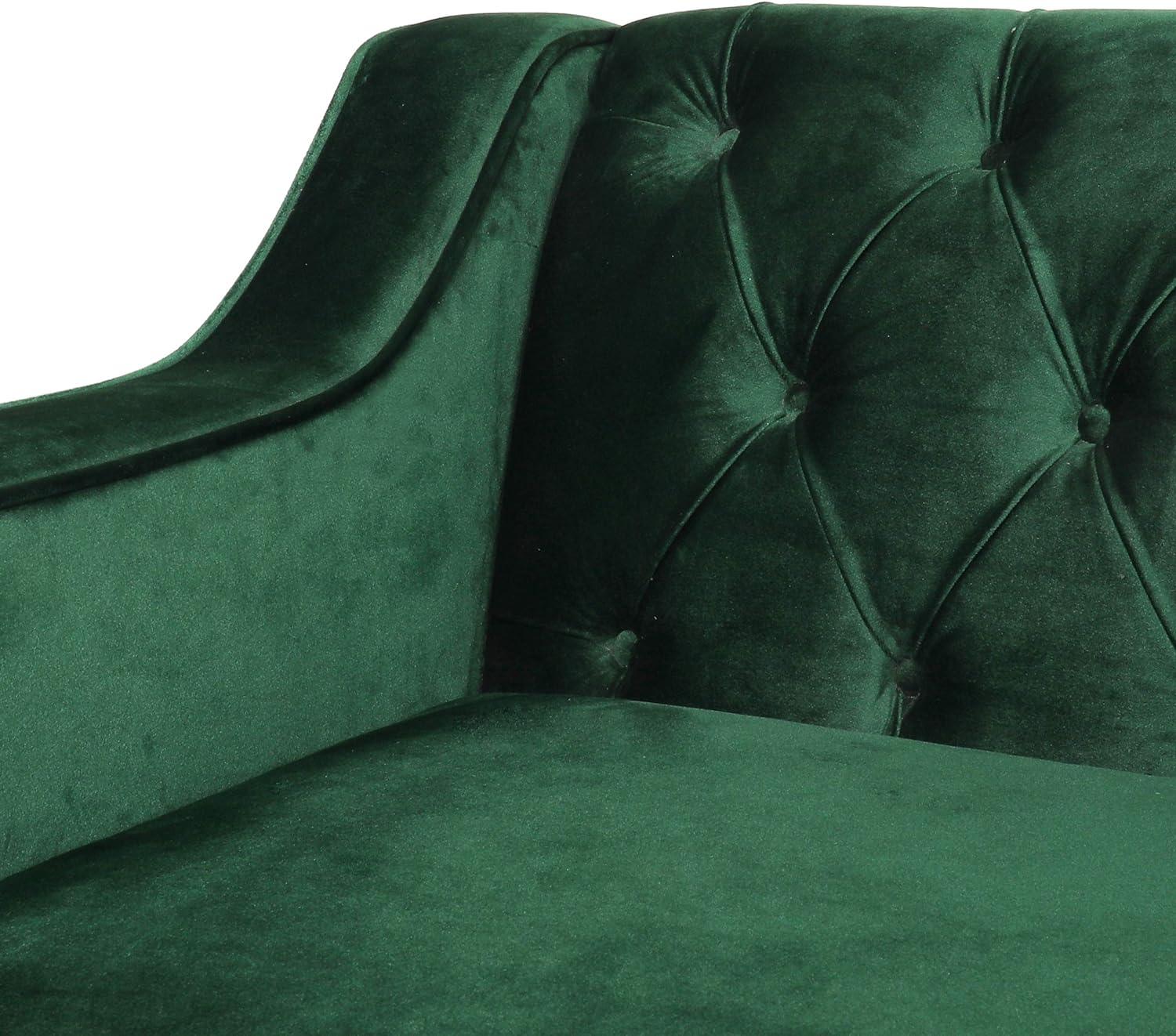 E-FURNITURE Neil 3 Seater Couch Velvet Finish In MultiColour - E-FURNITURE