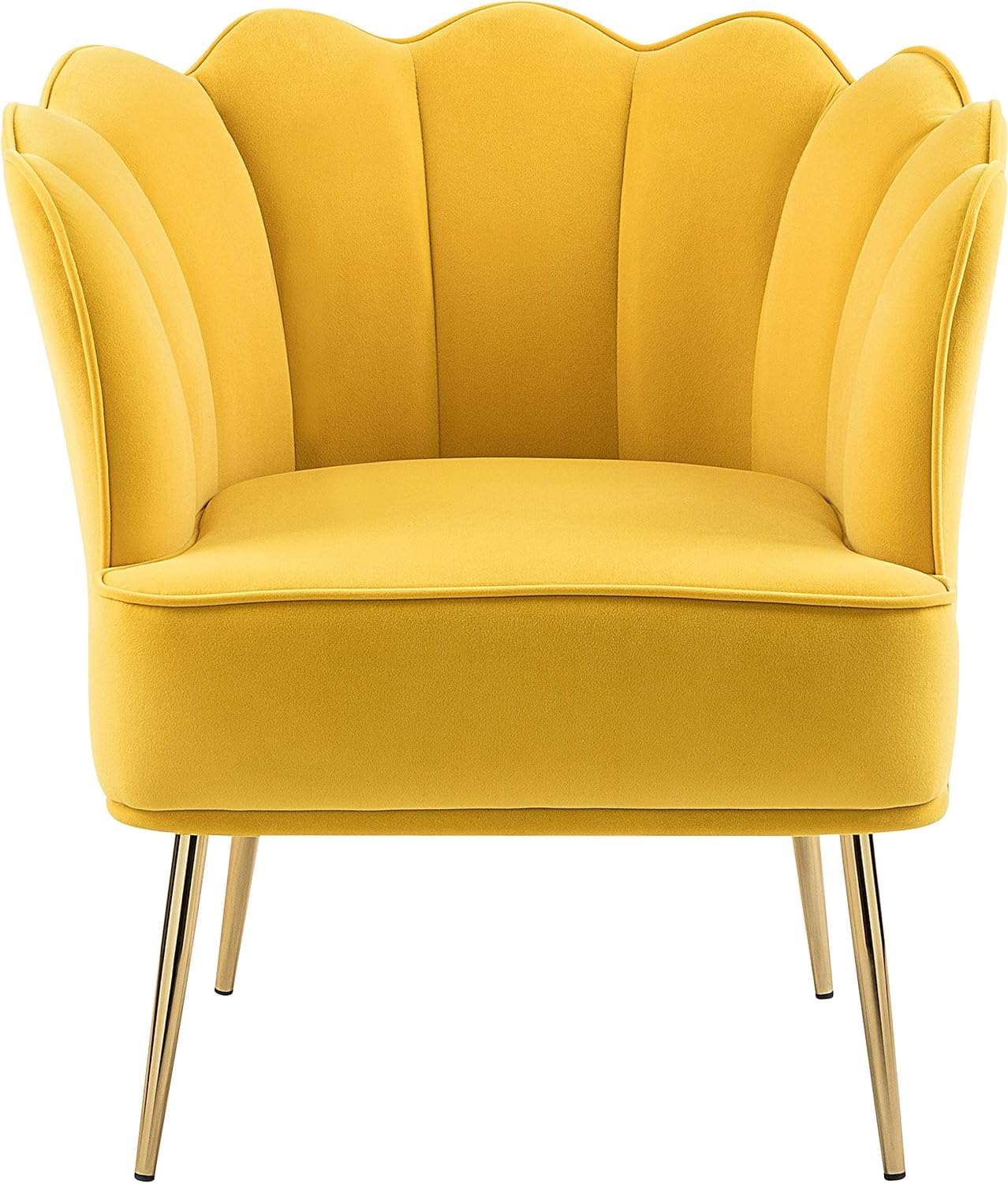 E- Furniture Lotus chair velvet fabric in Multi color