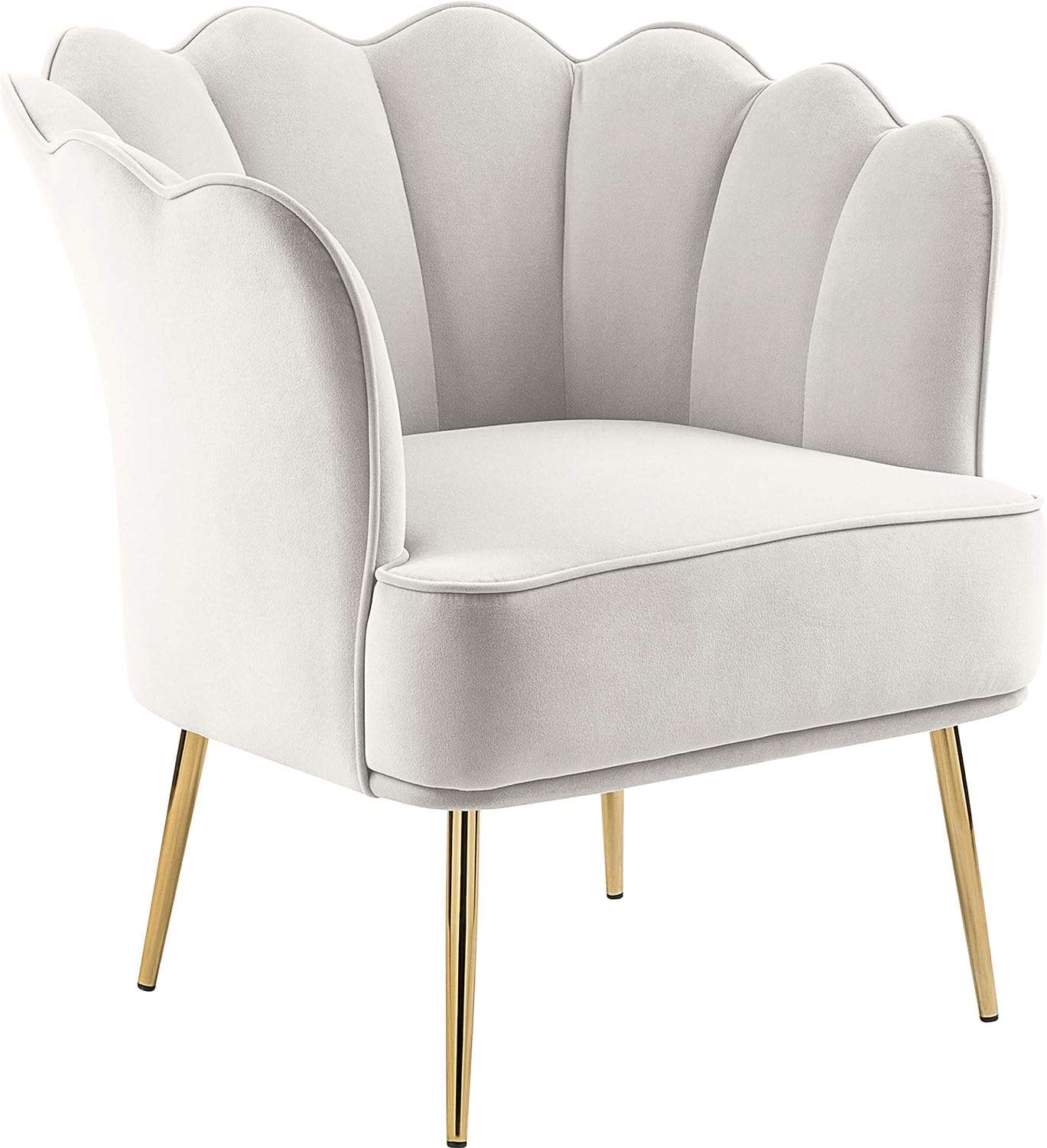E- Furniture Lotus chair velvet fabric in Multi color