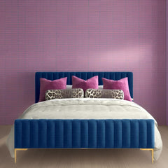 E-Furniture Spain Queen Size Non Storage Upholstered Bed In Navy Blue Color - E-FURNITURE