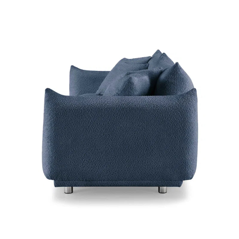 Finesse Sofa Couch In Blue Color by E-furniture