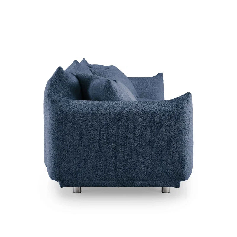 Finesse Sofa Couch In Blue Color by E-furniture